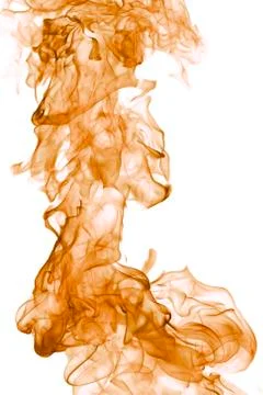 Orange flames Stock Photos