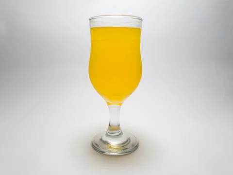 Orange flavored drink Stock Photos