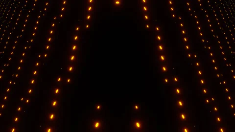 Orange Flickering Bright Lights Background VJ Loop in 4K Stock Footage 344577956