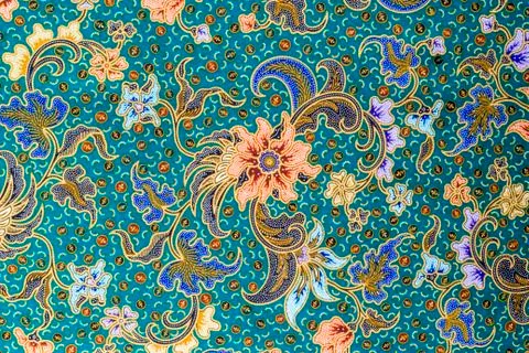 Orange flower on blue background Foto stock