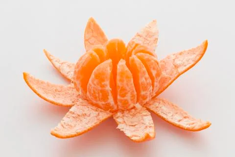 Orange like a flower Stock Photos
