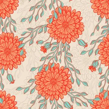 Orange flowers Ilustración de archivo