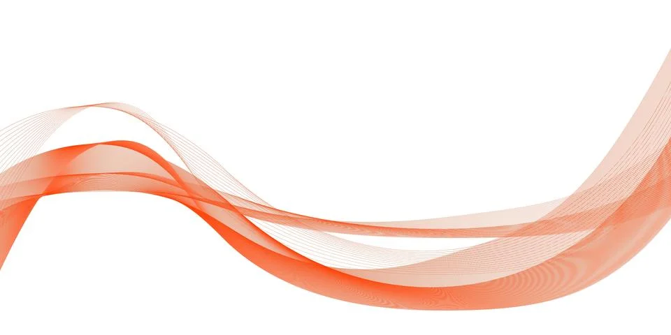Orange Flowing Abstract Mesh Background for Modern Presentation Illustration