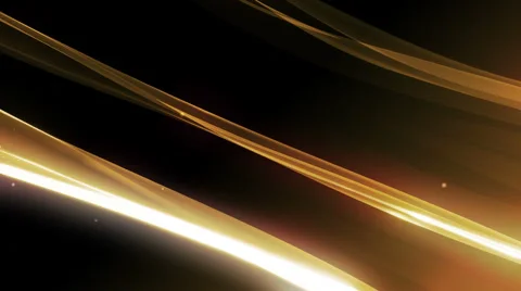Orange Flowing Light Loopable Animation Stock-Footage 64692468