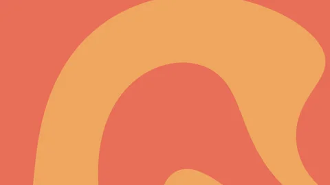 Orange Fluid Background Animated Cartoon... | Stock Video | Pond5
