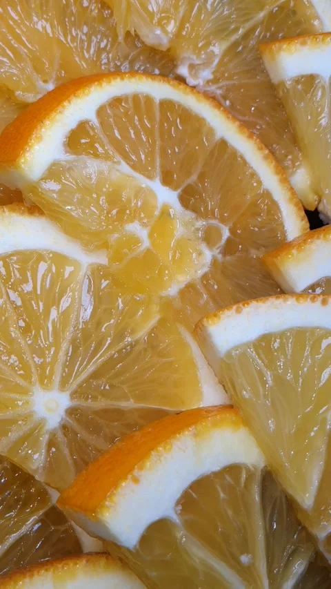 Orange food on the table (7) Stock Footage 231775066