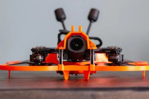 Orange FPV Drone Stock Photos