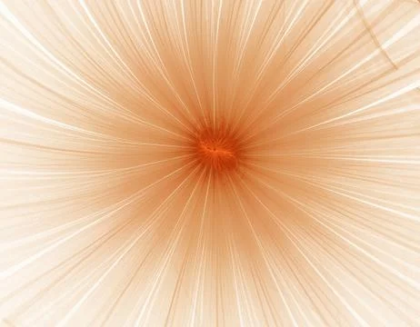 Orange fractal Stock Illustration