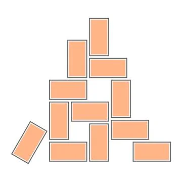 Orange frames Stock Illustration