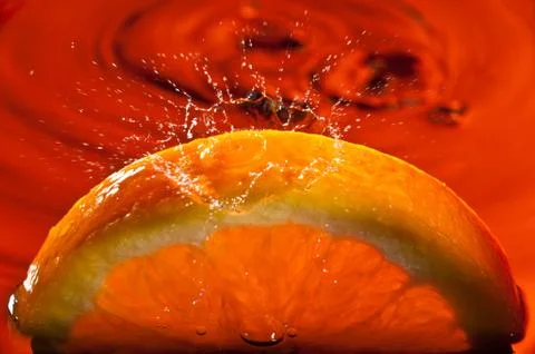 Orange FreshSplash Stock Photos