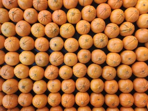 Orange fruit for Background Texture Fotos Stock