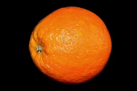 Orange fruit on a black background close up 스톡 사진