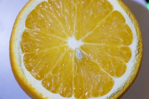 Orange fruit close up macro, background texture. healthy diet. orange slice, 스톡 사진