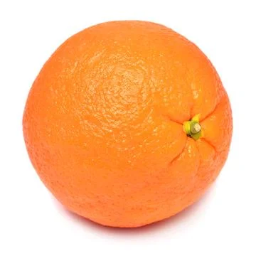 Orange fruit closeup isolated on white background 스톡 사진
