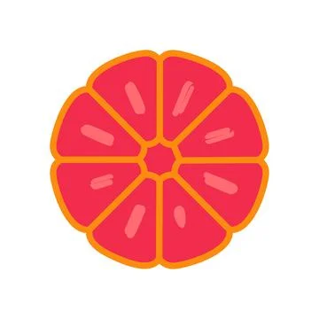 Orange fruit icon vector isolated on white background for your web and mobi.. Stock Illustration