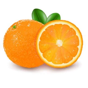 Orange fruit Stock Illustration