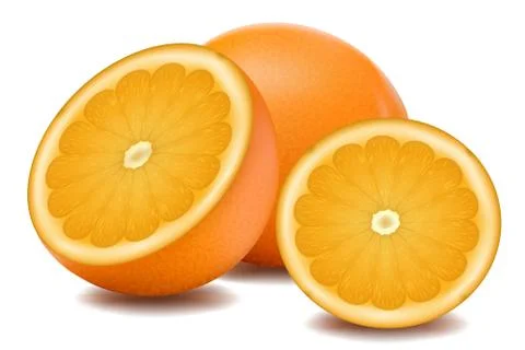 Orange fruit Stock Illustration