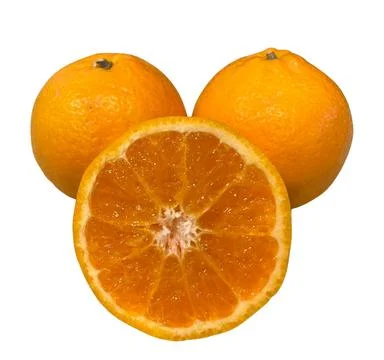 Orange  fruit on isolate 22 스톡 사진
