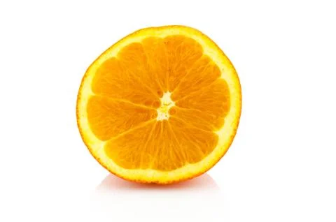 Orange fruit isolated Stock Photos