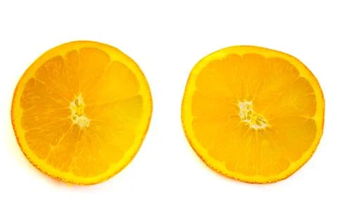 Orange fruit isolated Stock Photos