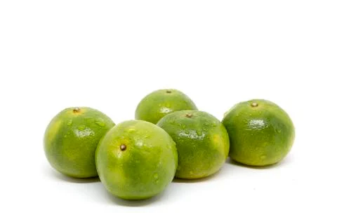 Orange fruit isolated Stock Photos