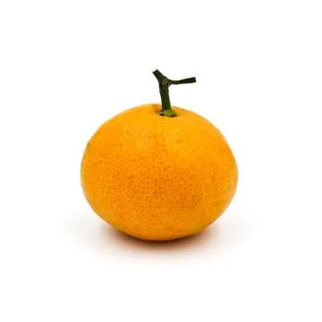 Orange fruit isolated on white background. Stock Photos