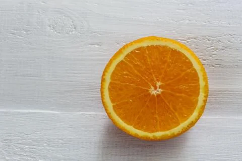 Orange fruit isolated on white background 写真素材