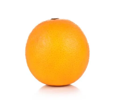 Orange fruit isolated on white background Stock Photos
