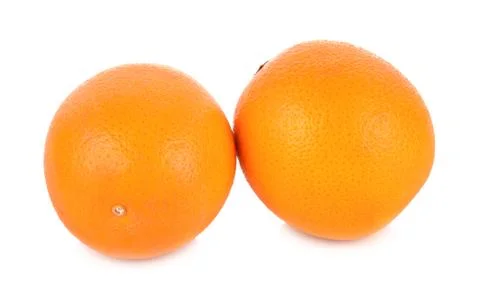Orange fruit isolated on white background Foto stock
