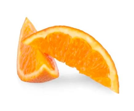 Orange fruit isolated on white background Stock Photos