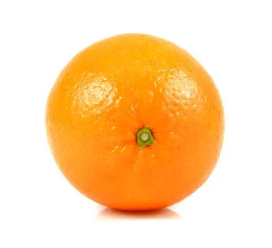 Orange fruit isolated on white background Stock Photos