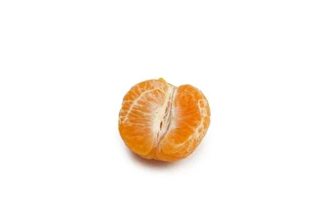 Orange fruit isolated on white background. Stock Photos