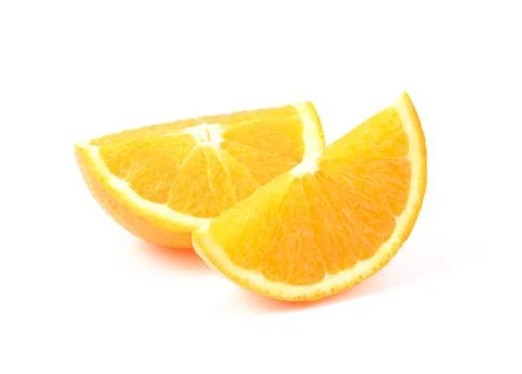 Orange fruit isolated on white background. Stock-Fotos