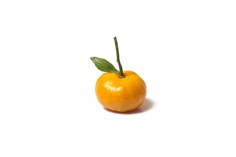 Orange fruit isolated on white background. Stock Photos