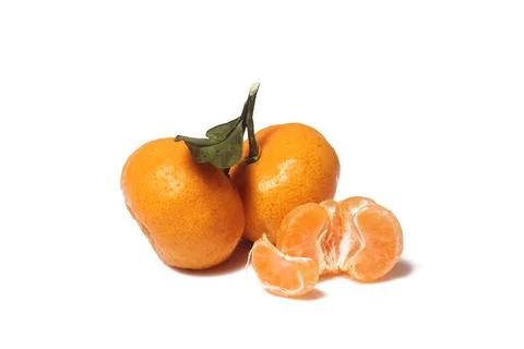 Orange fruit isolated on white background. 스톡 사진