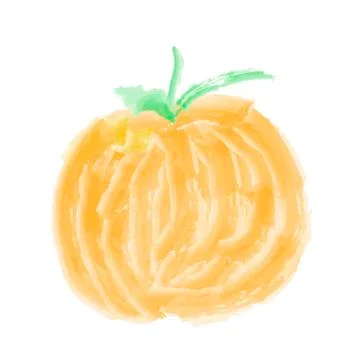 Orange fruit isolated on white. Stock Illustration