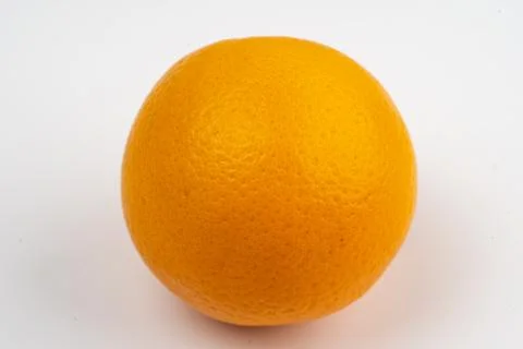 Orange fruit isolated on white Stock Photos