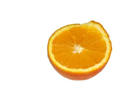 Orange fruit isolated on white Photos