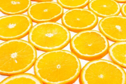 Orange fruit pattern composition. Summer healthy food background. Photos