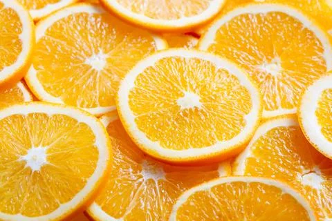 Orange fruit pattern Stock Photos