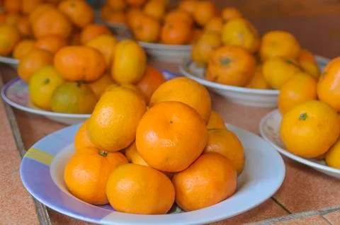 Orange fruit Stock Photos