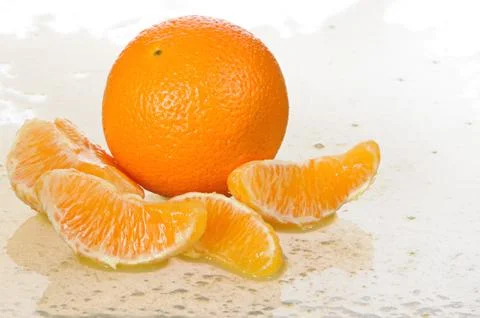 Orange fruit Stock Photos
