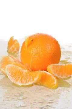 Orange fruit Stock Photos