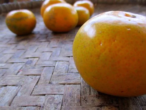 Orange fruit Stock-Fotos