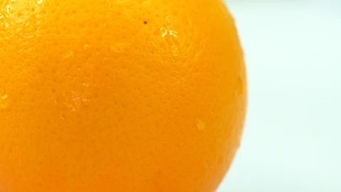 Orange Fruit Rotating On White Background. 動画素材 90801558