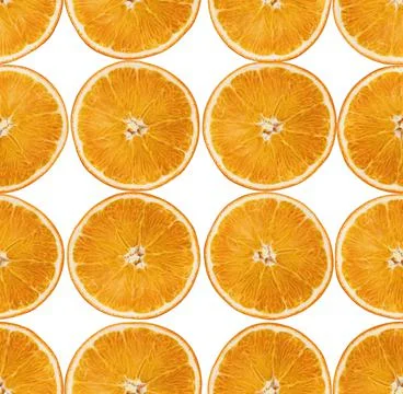 Orange fruit  seamless pattern 写真素材
