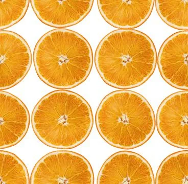 Orange fruit  seamless pattern Stock Photos