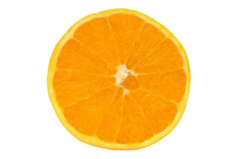 Orange fruit slice Orange fruit slice, isolated on white background Copyri... Stock Photos