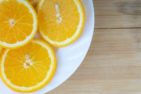 Orange fruit slice 库存照片