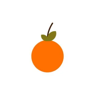 Orange fruit vector design template illustration 스톡 일러스트